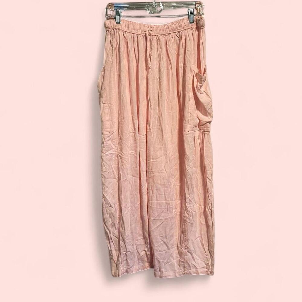 Free People Pink Wide Leg Pants